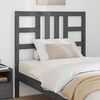 vidaXL Bed Headboard Grey 96x4x100 cm Solid Wood Pine