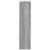 vidaXL Radiator Cover Grey Sonoma 78x20x82 cm Engineered Wood