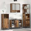 vidaXL Bathroom Furniture Set with Drawer Old Wood 35 x 37.5 x 166 cm