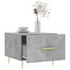 vidaXL Coffee Table Concrete Grey 50x50x40 cm Engineered Wood