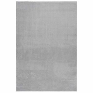 vidaXL Washable Rug Soft Shaggy 160x230 cm Anti Slip Grey