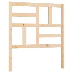vidaXL Bed Headboard 81x4x104 cm Solid Wood Pine
