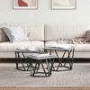 vidaXL Coffee Table 3 pcs Grey sonoma 50 x 50 x 40 cm