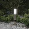 vidaXL Bollard Light with Sensor&Outlet 50 cm Stainless Steel IP44