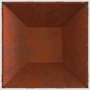 vidaXL Fire Pit Brown 80 x 80 x 40 cm Weathering Steel