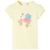 Kids' T-shirt Soft Yellow 104