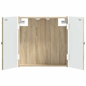 vidaXL Dartboard Cabinet BREDA Sonoma Oak 52.5 x 10.5 x 53.5 cm