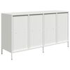 vidaXL Sideboard White 135x39x73.5 cm Cold-rolled Steel