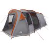 vidaXL Tunnel Tent Grey and Orange 505 x 330 x 204 cm