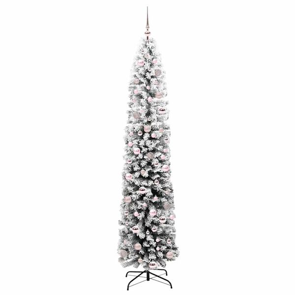 vidaXL Artificial Christmas Tree with 300 LEDs with Stand Green 210 cm