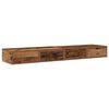 vidaXL Bed Drawers Old Wood 160 x 36.5 x 16.5 cm Engineered Wood