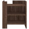 vidaXL Bedside Cabinet Brown Oak 45x50x50 cm Engineered Wood