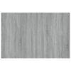 vidaXL Bed Headboard Grey Sonoma 120x1.5x80 cm Engineered Wood