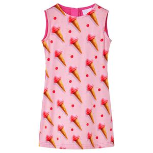 vidaXL Kids' Dress Bright Pink 104
