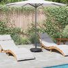vidaXL Parasol Base Art Deco Black &Oslash; 45 x 39.5 cm Iron