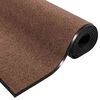 vidaXL Doormat Brown and Black 120 x 300 cm Polypropylene and vinyl