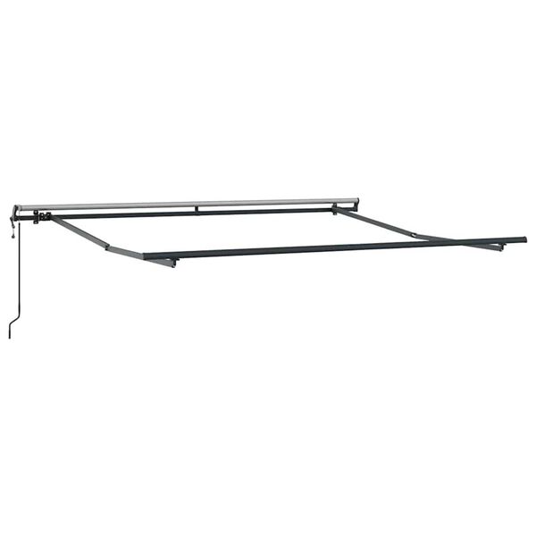 vidaXL Awning Manual Anthracite 3 x 2.5 m Metal