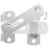 vidaXL Door Latch 2 pcs Silver 70 x 8 mm Steel