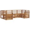 vidaXL Sectional Sofa Set 6 pcs Natural