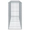 vidaXL Gabion Basket with Cover 200x50x100 cm Galvanised Iron