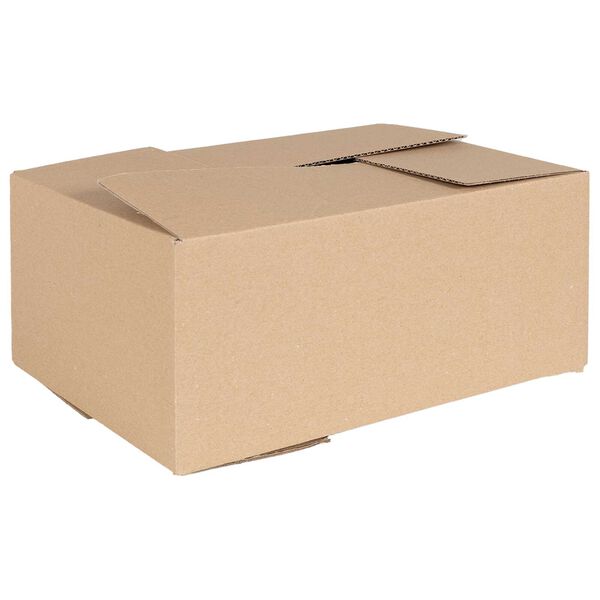 vidaXL Folding Box 50 pcs Natural 35 x 24 x 15 cm Cardboard