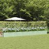 vidaXL Planter Pastel Green 580 x 50 x 45 cm Galvanised Steel
