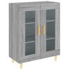 vidaXL Sideboard Grey Sonoma 69,5x34x90 cm Engineered Wood