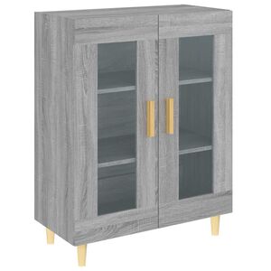 vidaXL Sideboard Grey Sonoma 69,5x34x90 cm Engineered Wood