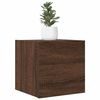 vidaXL Wall Mounted TV Cabinet 2 pcs Brown Oak 30.5x30x30 cm