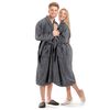 vidaXL Unisex Terry Bathrobe 100% Cotton Anthracite M