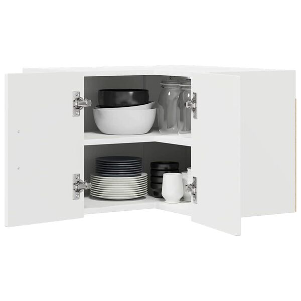 vidaXL Kitchen Cabinet Kalmar White 57 x 57 x 40 cm Engineered Wood