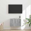 vidaXL TV Wall Cabinet Grey Sonoma 59.5 x 31 x 40 cm Engineered Wood