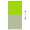 vidaXL Roller Blind Blackout Leaves Green 75x130 cm Fabric Width 70.7 cm Polyester