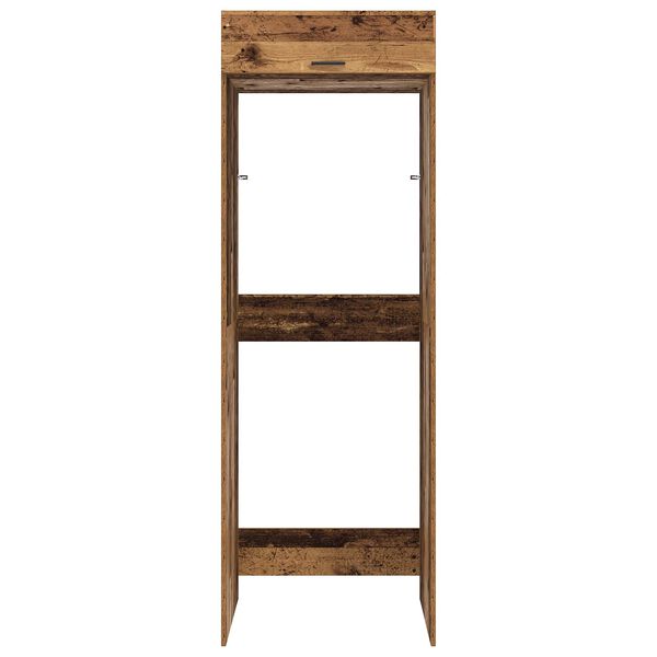 vidaXL Wash Machine Cabinet 2 pcs Old Wood 67.5 x 68 x 200 cm