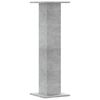 vidaXL Plant Stands 2 pcs Concrete Grey 30x30x95 cm Engineered Wood