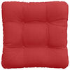 vidaXL Seat Cushions 4 pcs Red 40 x 40 x 12 cm Fabric