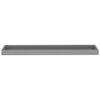 vidaXL Loggia Wall Shelves 4 pcs Grey 80x15x4 cm MDF