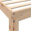 vidaXL Bookcase Bed without Mattress 100x200 cm Solid Wood Pine