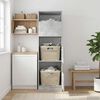 vidaXL Laundry Cabinet Concrete 50 x 68 x 162 cm Engineered wood