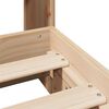vidaXL Bed Frame without Mattress 90x190 cm Single Solid Wood Pine