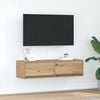 vidaXL TV Cabinet Artisan oak 100 x 31 x 25.5 cm Engineered wood