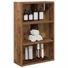 vidaXL Bathroom Wall Cabinet with Shelf Old Wood 40 x 16 x 62.5 cm