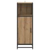 vidaXL Bathroom Furniture Set with Door Artisan Oak 35 x 37.5 x 100 cm