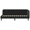 vidaXL Corner Bed Frame with Headboard Black 80 x 200 cm Velvet