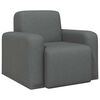 vidaXL Armchair Dark Grey Fabric
