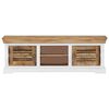 vidaXL TV Cabinet 118x30x40 cm Solid Mango Wood