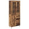vidaXL Highboard Old Wood 69.5 x 34 x 90 cm Engineered Wood