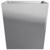 vidaXL Garden Planters 50x50x50 cm 2 pcs Galvanised Steel