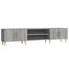 vidaXL TV Cabinet Grey Sonoma 180x31.5x40 cm Engineered Wood