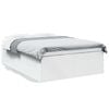 vidaXL Bed Frame without Mattress White 120x200 cm